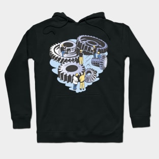 mechanical-engineer-workers Hoodie